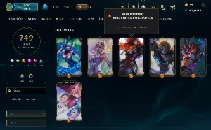continha de lol com várias skins preço de desapego - League of Legends