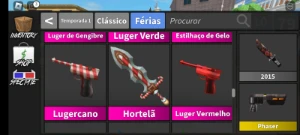 Facas e armas mm2 - Roblox