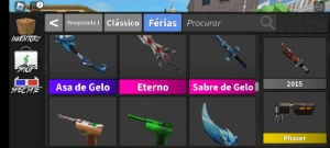 Facas e armas mm2 - Roblox