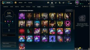 Conta Mestre 66% W/R Ganhando 24 perdendo 11 - League of Legends LOL