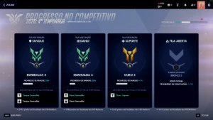 Conta Ow2 | Tank Esmeralda / Dps Esmeralda | + Skin Mítica - Blizzard