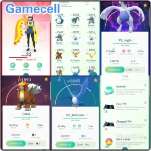 Conta Pokémon GO Nível 32 Time Valor - Todos os Lendários