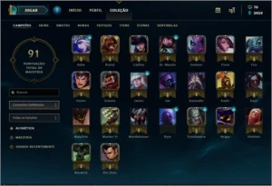 CONTA SMURF MESTRE - League of Legends LOL