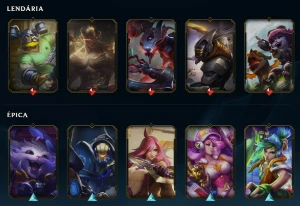 Conta League of Legends Full Acesso - 127 Champs e 46 Skins LOL