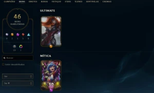 Conta League of Legends Full Acesso - 127 Champs e 46 Skins LOL