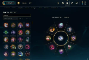Conta do league of legends, Valorant e Mobile com skins LOL