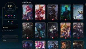 Conta do league of legends, Valorant e Mobile com skins LOL