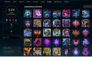 Conta do league of legends, Valorant e Mobile com skins LOL
