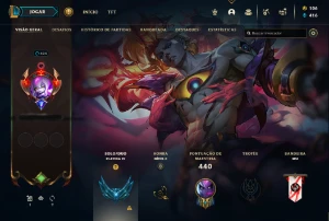 Conta do league of legends, Valorant e Mobile com skins LOL