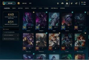 Conta do league of legends, Valorant e Mobile com skins LOL