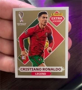 Figurinha criatiano ronaldo Ouro - Produtos Físicos