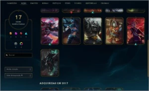 Conta LeagueOfLegends 62Champs+17Skins - League of Legends LOL