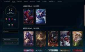 Conta LeagueOfLegends 62Champs+17Skins - League of Legends LOL