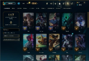 Prata 4 com 32 Champs e 14 Skins - League of Legends LOL