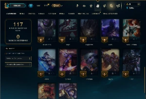 Prata 4 com 32 Champs e 14 Skins - League of Legends LOL