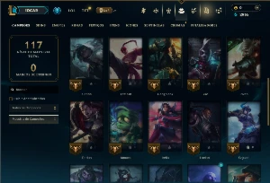 Prata 4 com 32 Champs e 14 Skins - League of Legends LOL
