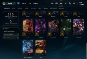 Conta Prata 4 com 32 Champs e 12 Skins (2 Ultimates) - League of Legends LOL