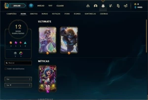 Conta Prata 4 com 32 Champs e 12 Skins (2 Ultimates) - League of Legends LOL