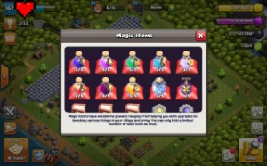 CV 13 / 1800 gemas / 6 construtores / 7 skins - Clash of Clans