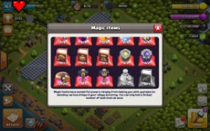 CV 13 / 1800 gemas / 6 construtores / 7 skins - Clash of Clans