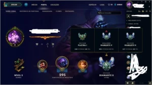 Conta league of legends todos campeos diamante LOL