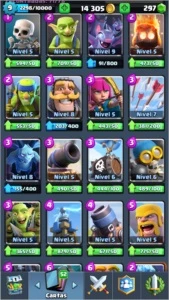 ARENA LENDÁRIA + 6 LENDÁRIAS + BAÚ SUPERMÁGICO - Clash Royale