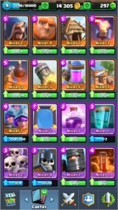 ARENA LENDÁRIA + 6 LENDÁRIAS + BAÚ SUPERMÁGICO - Clash Royale