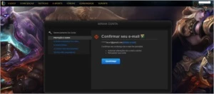 Conta GOLD 5 - League of Legends LOL