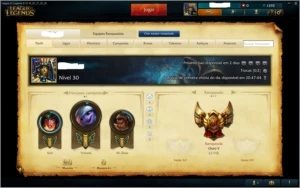 Conta GOLD 5 - League of Legends LOL