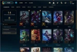 CONTA MESTRE LOL - League of Legends