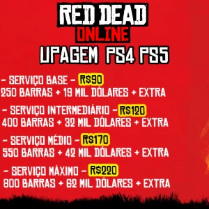 Upagem red dead online para PS4 e PS5 - Outros