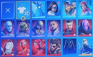 Conta fortnite com varias skins