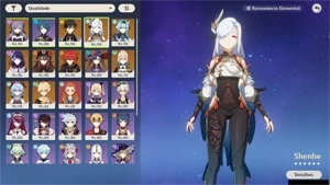 Conta TOP AR 58, 19 T5  BANNER GARANTIDO em ARMA/PERSONAGEM - Genshin Impact