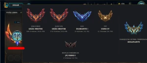 Conta Grão-Mestre Solo/Duo E Flex - Ex Challenger - League of Legends LOL