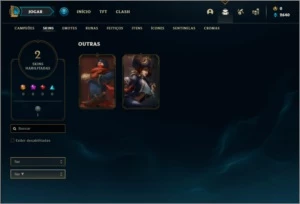 Conta platina 4 com 30 champs e 2 skins SEM EMAIL VERIFICADO - League of Legends LOL
