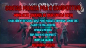conta smurf pronta pro competitivo mmr alto - Valorant
