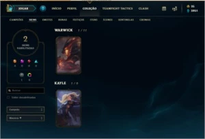 Conta de LOL DIAMANTE 4 MMR ALTO - League of Legends