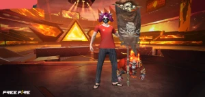 Conta de free fire com itens e passes antigos e bandeirão...