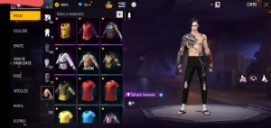 Conta de free fire com itens e passes antigos e bandeirão...