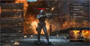CONTA WARZONE ROZE CAMOS GOLD - Call of Duty COD