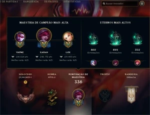 Conta lol com várias skins - League of Legends