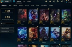 Conta League of Legends com EA para troca de nome LOL