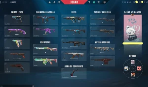 Conta Valorant Xeno Karambit Ouro
