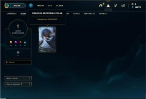 Conta bronze 2 com 21 Champs e 1 Skin - League of Legends LOL