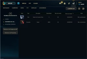 Conta bronze 2 com 21 Champs e 1 Skin - League of Legends LOL