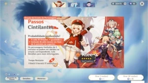 AR 44 Eula + Kequing + 20k de gemas é benção ativa! - Genshin Impact