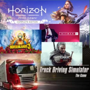 The Wither 3,Horizon zero drawn, Borderlands 3 CONTA STEAM