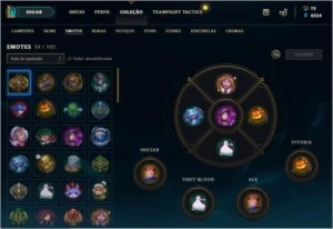 Plat 4 / Todos os champs - League of Legends LOL