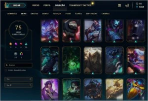 Plat 4 / Todos os champs - League of Legends LOL