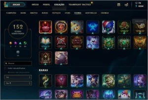 Plat 4 / Todos os champs - League of Legends LOL